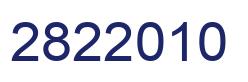 Número 2822010 imagen azul