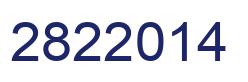 Número 2822014 imagen azul