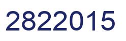 Número 2822015 imagen azul