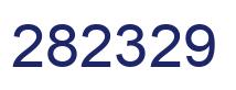 Number 282329 blue image