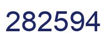 Number 282594 blue image