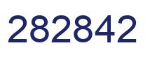 Number 282842 blue image