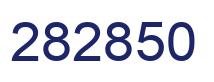 Number 282850 blue image