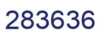 Number 283636 blue image