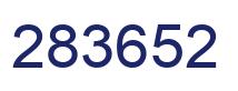Number 283652 blue image