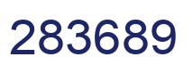 Número 283689 imagen azul