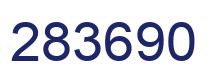 Número 283690 imagen azul