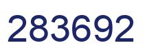 Number 283692 blue image