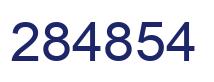 Number 284854 blue image