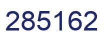 Number 285162 blue image