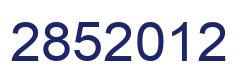 Número 2852012 imagen azul