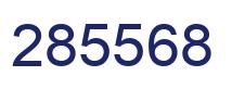 Número 285568 imagen azul