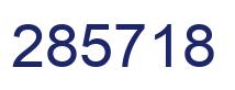 Número 285718 imagen azul