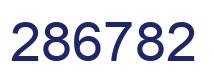 Número 286782 imagen azul