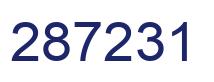 Número 287231 imagen azul