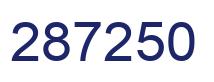 Número 287250 imagen azul