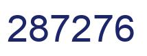 Número 287276 imagen azul