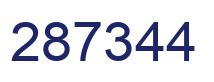 Número 287344 imagen azul