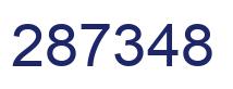 Número 287348 imagen azul