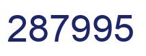 Número 287995 imagen azul
