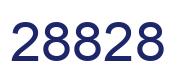 Number 28828 blue image