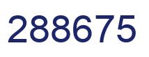 Número 288675 imagen azul