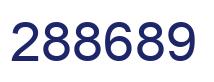 Número 288689 imagen azul
