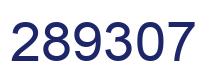 Número 289307 imagen azul