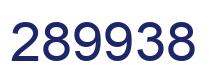 Number 289938 blue image