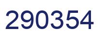 Number 290354 blue image