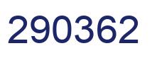 Number 290362 blue image