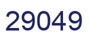 Número 29049 imagen azul