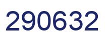Number 290632 blue image