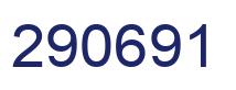 Number 290691 blue image
