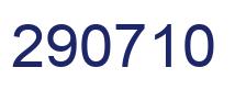 Number 290710 blue image