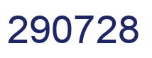 Number 290728 blue image