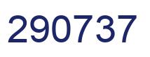 Number 290737 blue image
