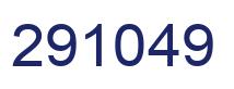Number 291049 blue image