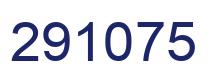 Number 291075 blue image