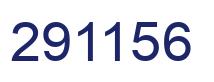 Number 291156 blue image