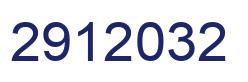 Number 2912032 blue image