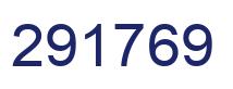 Number 291769 blue image