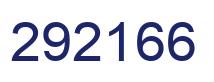 Number 292166 blue image