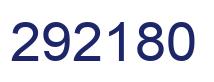 Number 292180 blue image