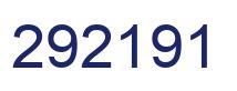 Number 292191 blue image