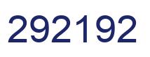 Number 292192 blue image
