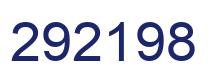 Number 292198 blue image
