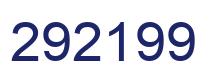 Number 292199 blue image