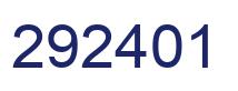 Número 292401 imagen azul