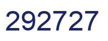 Number 292727 blue image